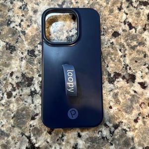 Navy loopy case iPhone 14 pro